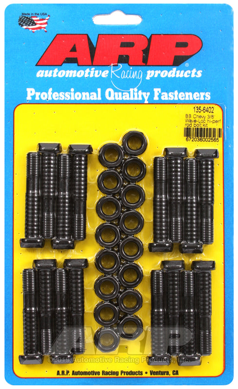 CONROD BOLT SET BBC 396-454 3/8" & Holden 308 L34 Rods (Wave Loc)