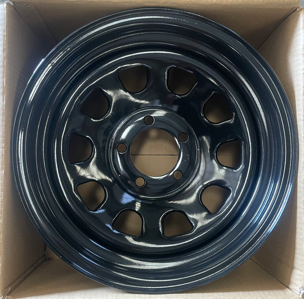 WHEEL STEEL 15" X 7" FORD 5 STUD X 114.3 BLACK