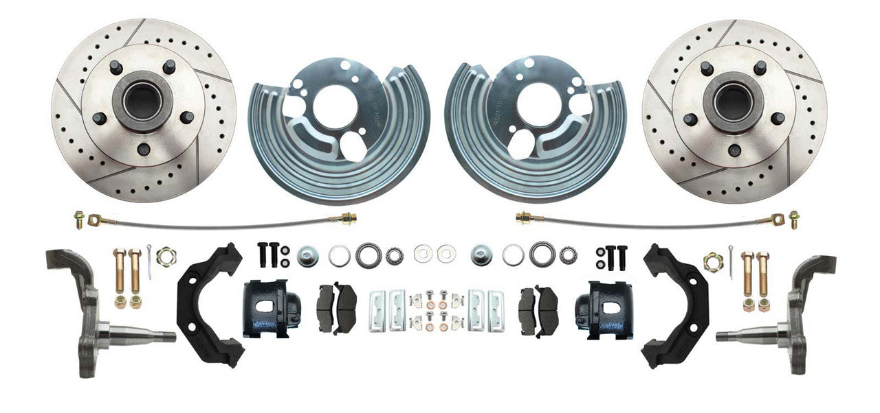 DBK6272 - 1962-1972 Mopar B-Body & E-Body Brake Conversion Kit SLOTTED