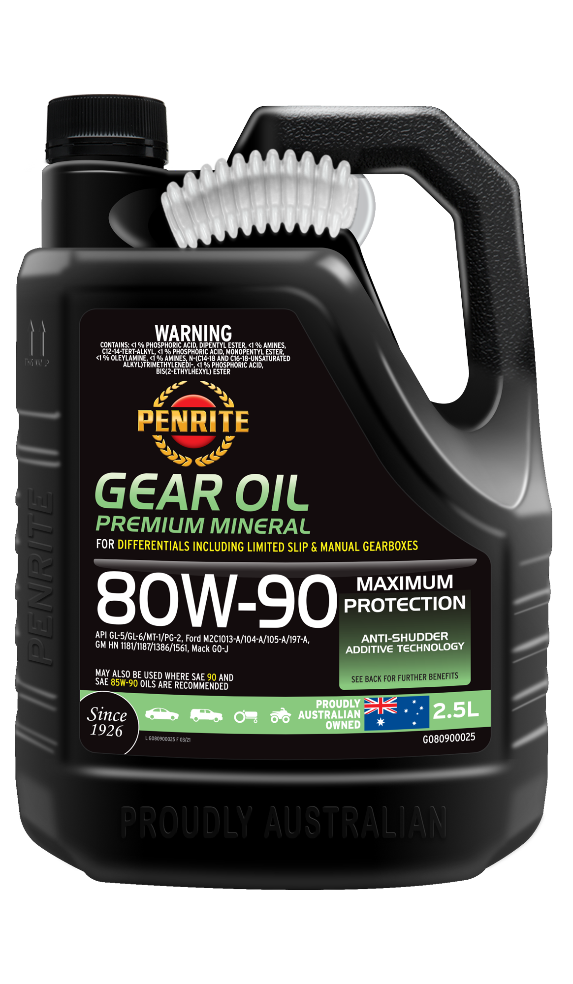 PENRITE GEAR OIL 80W90 2.5 L