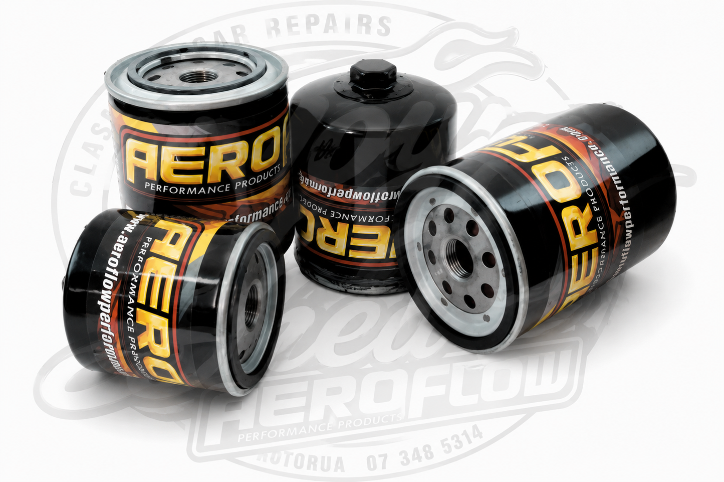 OIL FILTER AEROFLOW Holden V6 SHORT M18 x 1.5mm - Compatible with Z154 HP-1001