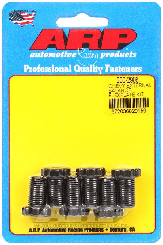 FLEXPLATE BOLTS SB/BB Chev, Holden 305-302 & 90° V6 With 1-Piece Main Seal , 7/16-20, .725" UHL