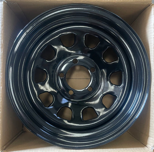 WHEEL STEEL 15" X 7" FORD 5 STUD X 114.3 BLACK