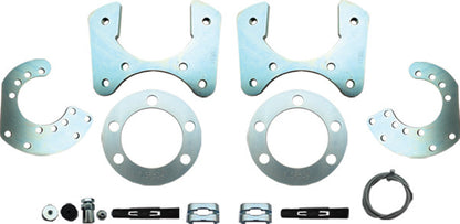 Mopar 8 3/4" (A, B, E Body) Rear High Performance Disc Brake Conversion Kit w/ Black Powder Coated Calipers