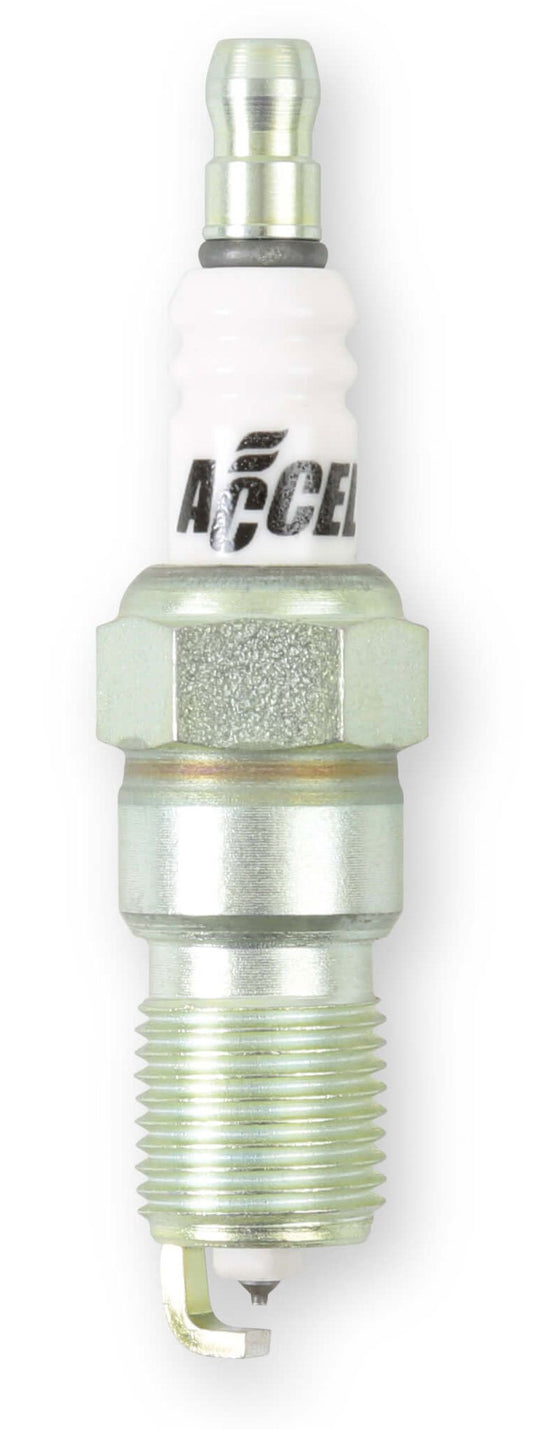 Accel Double Platinum Shorty Spark Plug
14mm Thread, .708 Reach, Tapered Seat