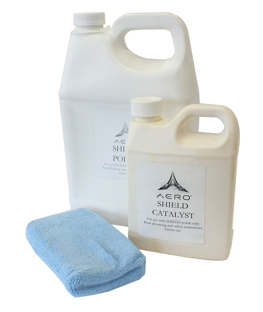 SHIELD Catalyzed 2-Part Paint Protectant
1 Gallon 2-Part Burst Pack and Micro Fiber Applicator