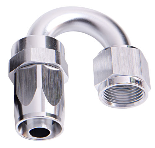 100 Series Taper 180° Swivel Hose End -20AN
Silver Finish. Suit 100 & 450 Series Hose