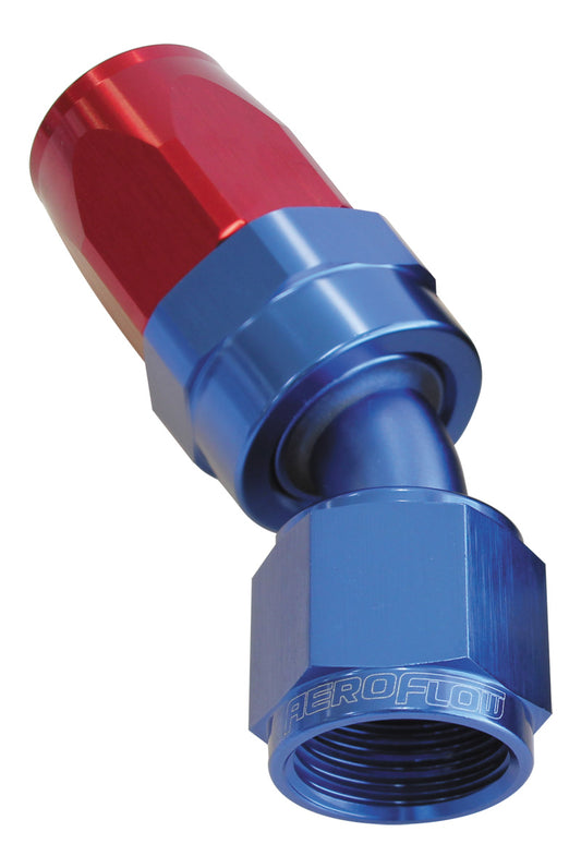 100 Series Taper 30° Swivel Hose End -20AN
Blue/Red Finish. Suit 100 & 450 Series Hose