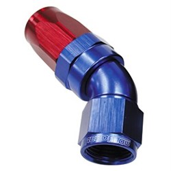 100 / 150 Series Taper Style One Piece Full Flow Swivel Hose End 45° AF152