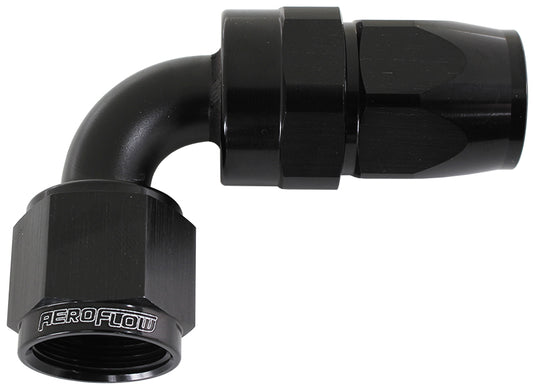 200 Series PTFE 90° Hose End -20AN
Black Finish. Suits 200 & 250 Series Hose