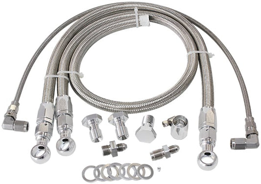 Turbo Oil & Water Feed Line Kit
Suit Nissan RB20, RB25, RB30. For Aftermarket Turbochargers Only.