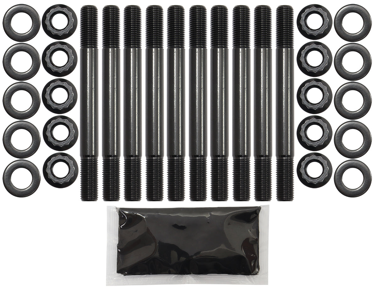 Mitsubishi Evolution 4G63 Head Stud Kit  12 Point Nuts, 8740 Grade Material, 1994 Models and up