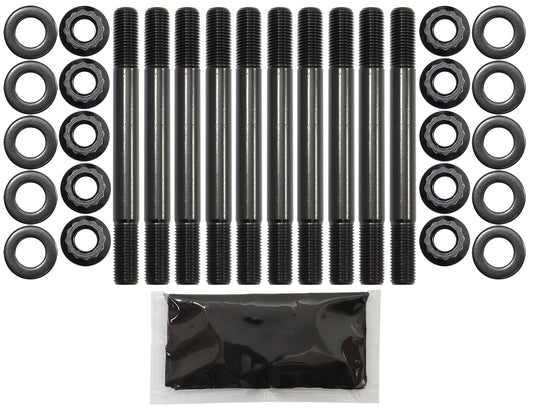 Mitsubishi Evolution 4G63 Head Stud Kit  12 Point Nuts, 8740 Grade Material, 1994 Models and up