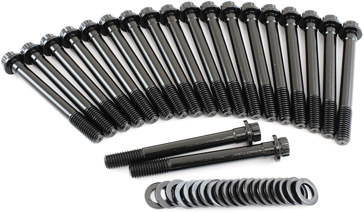 Ford Cleveland 302-351Head Bolt Kit
12 Point Head, Suit OEM and Aftermarket Cylinder Heads, 8740 Grade Material