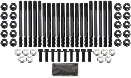 GM LS 4 Bolt Main StudKit
Suits all LS Engines with Stock Windage Tray, 12 Point Nuts and 8740 Grade Material