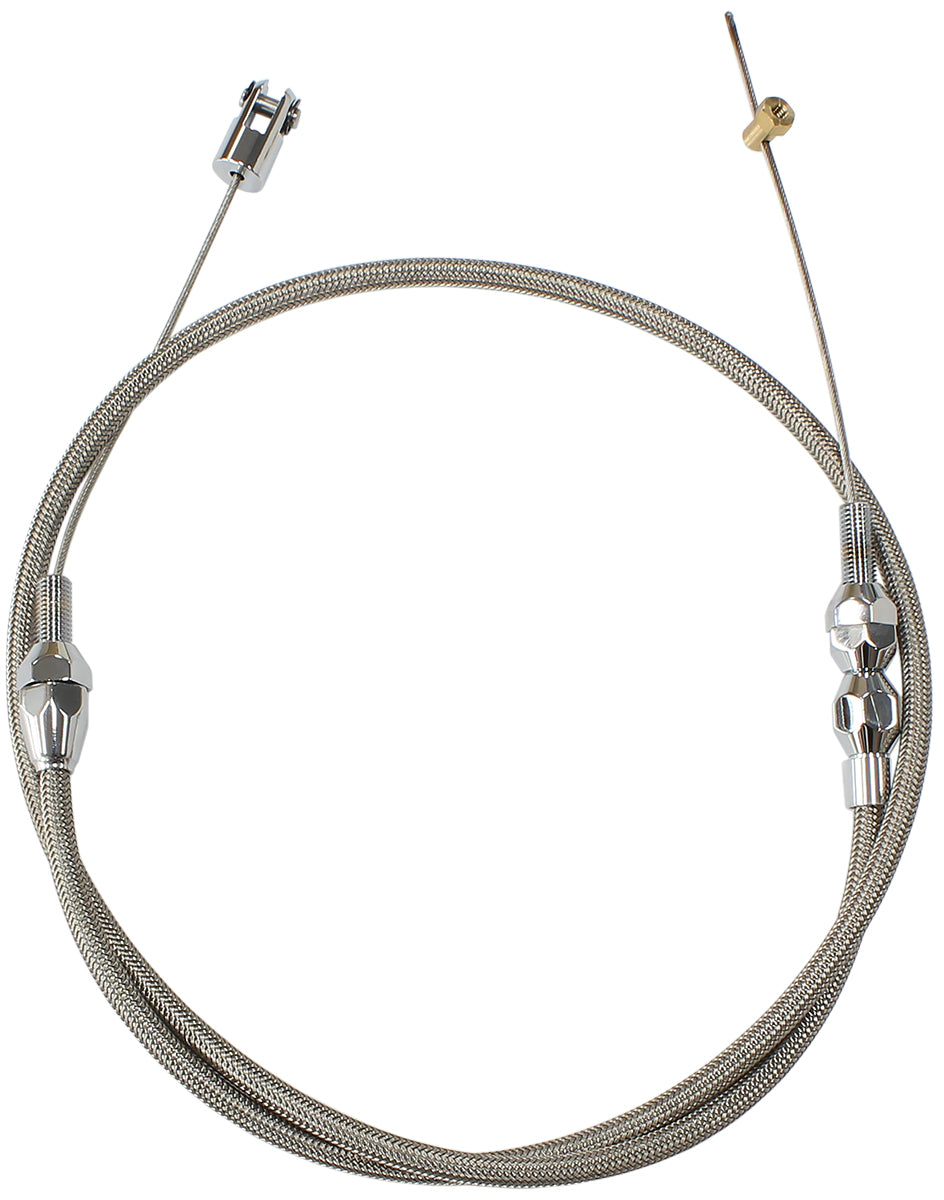 Stainless Steel Throttle Cable - Polished
36" Long Suit GM LS Series