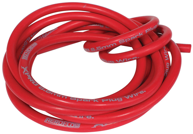 Xpro Red 8.5mm Spiral Core Spark Plug Wire 10 metre length