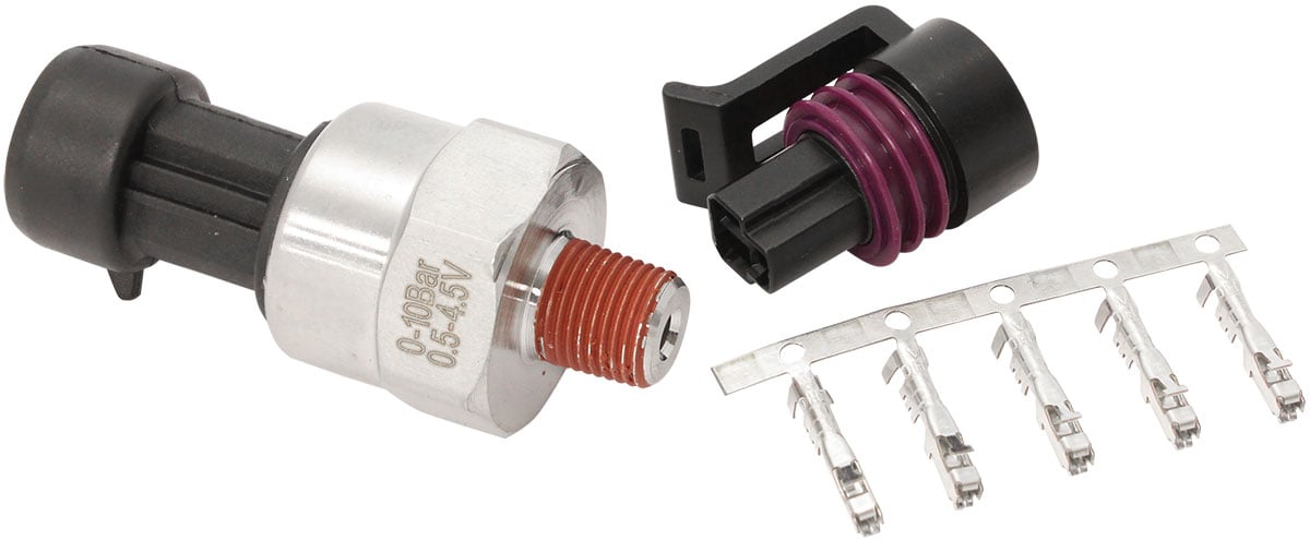 Pressure Sensor (Transducer) 150psi (10 Bar) for Oil, Fuel or Boost
1/8" NPT Thread