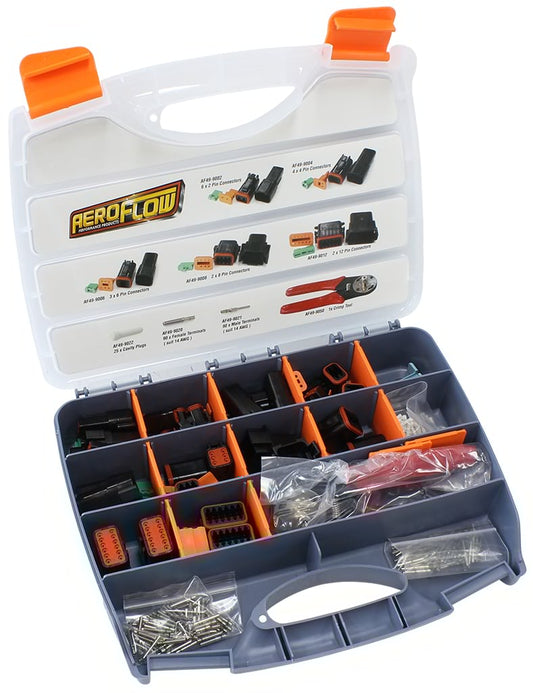 WeatherTight Connector Kit
Kit Includes 2,4,6,8,12 Pin Connectors, Terminals & Crimp Tool