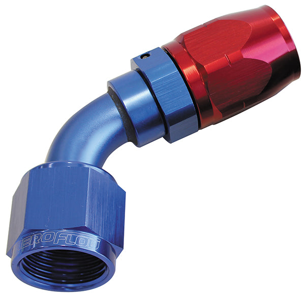 500 Series Cutter Swivel 60° Hose End -20AN
Blue/Red Finish. Suits 100 & 450 Series Hose