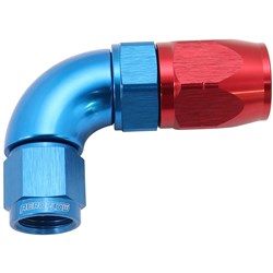 550 Series Cutter One-Piece Full Flow Swivel 90° STEPPED Hose End - AF553