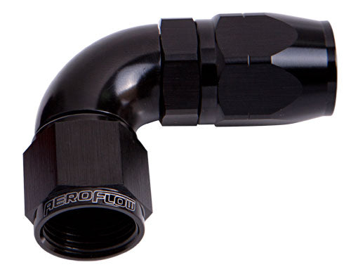 550 Series Cutter One-Piece Full Flow Swivel 90° Hose End -20AN
Black Finish. Suits 100 & 450 Series Hose