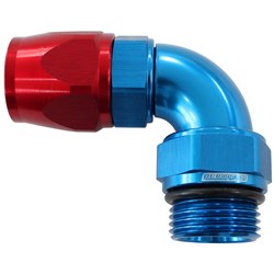 Aeroflow 90° ORB Male Swivel PTFE (Teflon®) Hose End AF583