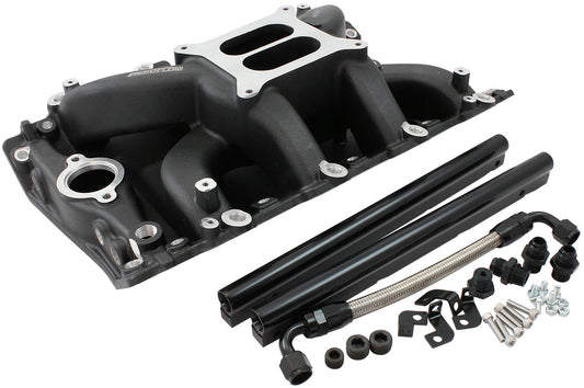 Holden 304 EFI Air GapDual Plane Intake Manifold, Black Finish
1500 - 6500 RPM, Square Bore Carburettor Pad, Non-EGR