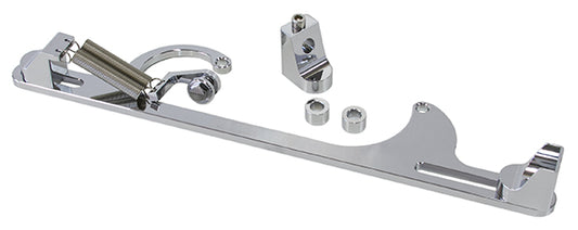 Billet Throttle Cable Bracket 4150 Style  Chrome Finish