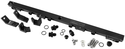 Ford BA-BF Barra 4.0L DOHC Billet EFI Fuel Rail - Black
Suit 14mm Full Length Fuel Injectors, -8ORB Ports