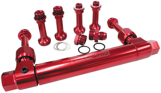 Adjustable Billet Fuel Log
Red Finish