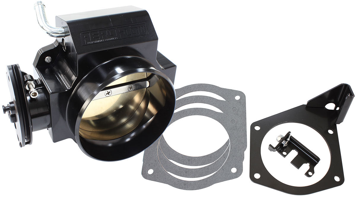 Billet 95mm Throttle Body - Black Finish
Suit GM LS Series. Uses Standard Idle & TPS