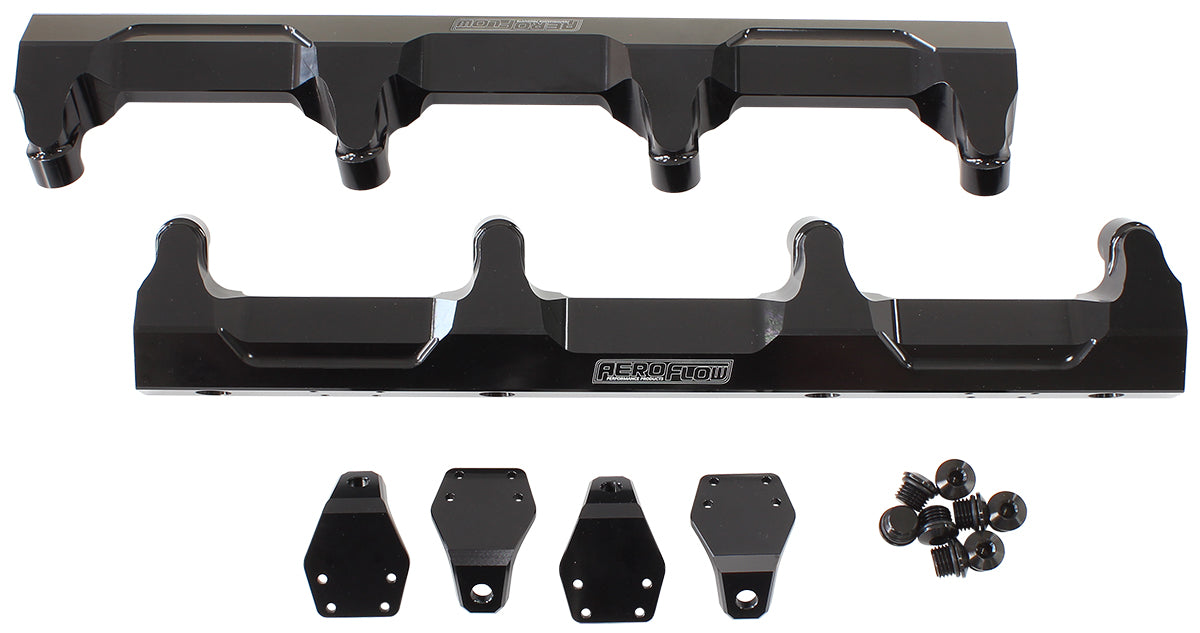 GM Supercharged LSA Billet EFI Fuel Rails - Black
Suit 14mm Short Length Fuel Injectors, -8ORB Ports