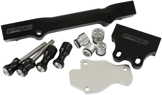 Mazda Series 6,7,8 13BBillet EFI Fuel Rails - Black
Suit 14mm Short Fuel Injectors, -8ORB Ports