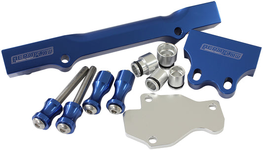 Mazda Series 6,7,8 13BBillet EFI Fuel Rails - Blue
Suit 14mm Short Fuel Injectors, -8ORB Ports