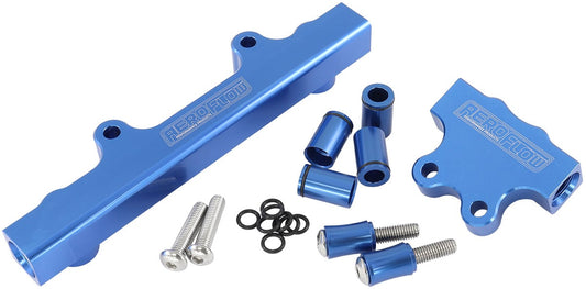 Mazda Series 4,5 13B Billet EFI Fuel Rails - Blue
Suit 14mm Full Length Fuel Injectors, -8ORB Ports