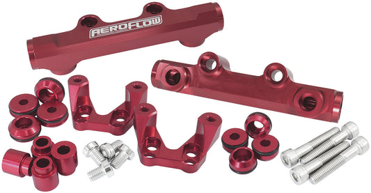 Subaru EJ20 Top Feed Conversion Billet EFI Fuel Rail - Red
Suit 14mm 3/4" Length Fuel Injectors, -8ORB Ports