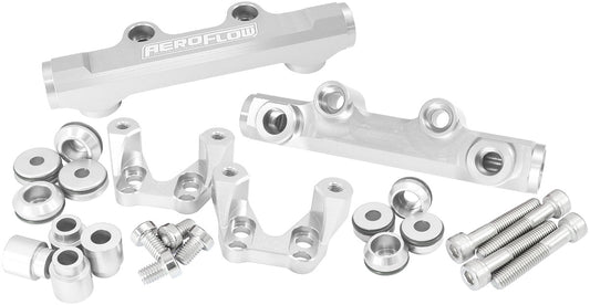 Subaru EJ20 Top Feed Conversion Billet EFI Fuel Rail - Silver
Suit 14mm 3/4" Length Fuel Injectors, -8ORB Ports