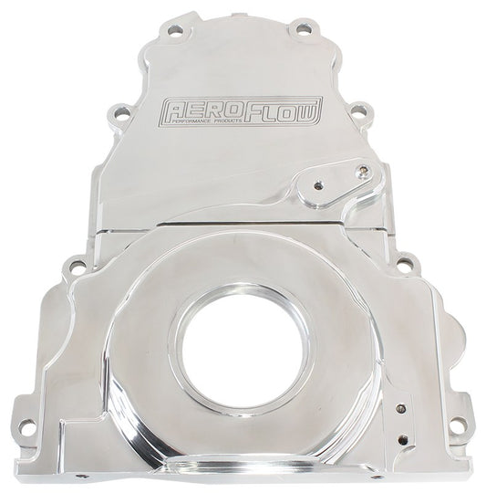 GM LS 2-Piece Billet Timing Cover - Polished Finish
Includes Mounting Hardware and Cam Sensor Plug