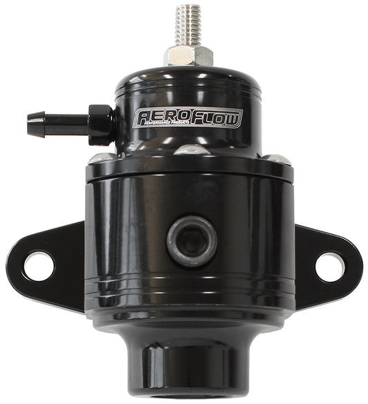 Compact Billet 3-Port EFI Fuel Pressure Regulator 30-90psi Adjustable
Black Finish. 3 x -6 ORB Ports, 1 x 1/8" NPT Port