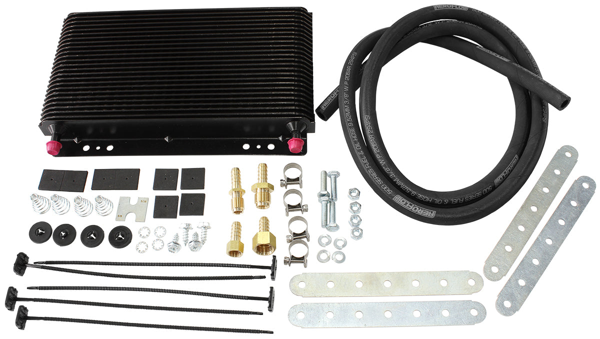 Oil Cooler Kit
3/8" Barb, 11" x 6" x 1-1/2"