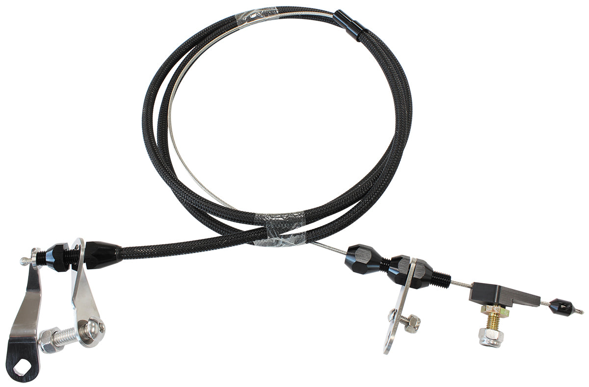 Kickdown Cable With Black Stainless Steel Cover & Black Ends
Suit Ford C6 Transmission