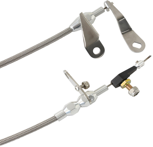 Kickdown Cable With Stainless Steel Cover & Chrome Ends
Suit Ford C4 Transmission