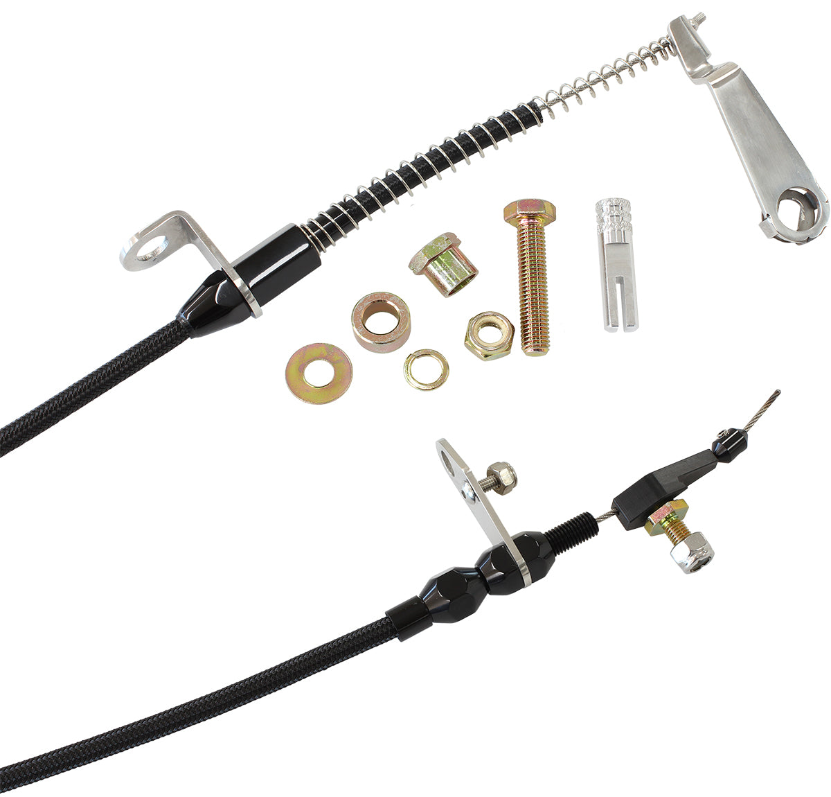 Kickdown Cable With Black Stainless Steel Cover & Black Ends
Suit Ford AOD Transmission