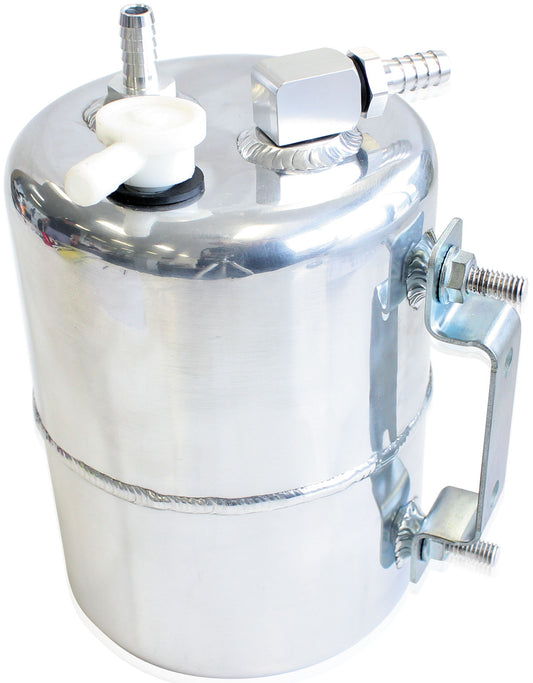 Brake Vacuum Reservoir Tank - Polished
Includes Mounts & Fittings. 6.75" (170mm) Tall x 5" (125mm) Diameter