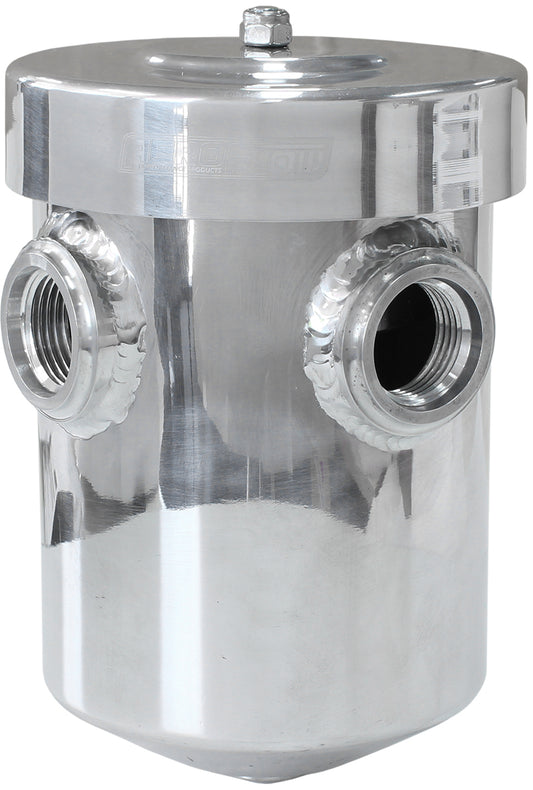 Dry Sump / Breather Tank - Polished
2 x -12 and 1 x -6 ORB Ports. 4.5" (115mm) Width x 6.5" (165mm) Height