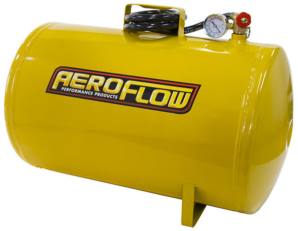 10 Gallon Steel Portable Air Tank - Yellow (125 PSI Max)
Tank Dimensions: 21-1/16" (535mm) x 14-11/64" (360mm)