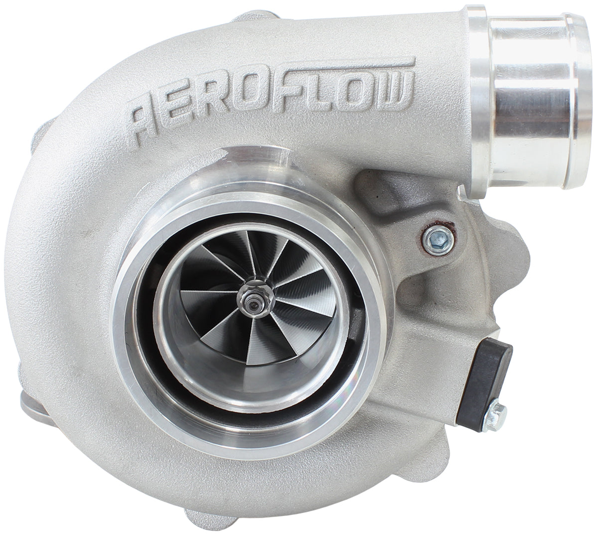 BOOSTED 4849 .72 Turbocharger 550HP, Natural Cast Finish
External Wastegate, V-Band Inlet & Exhaust Flanges