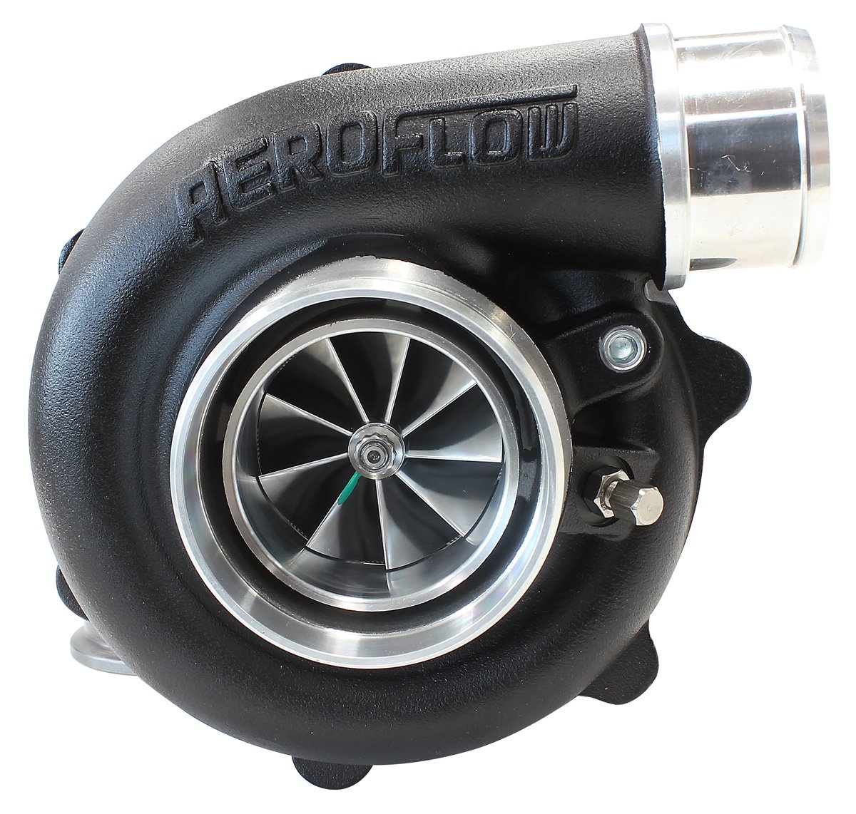 BOOSTED 5449 .72 Turbocharger 660HP, Hi Temp Black Finish
External Wastegate, V-Band Inlet & Exhaust Flanges