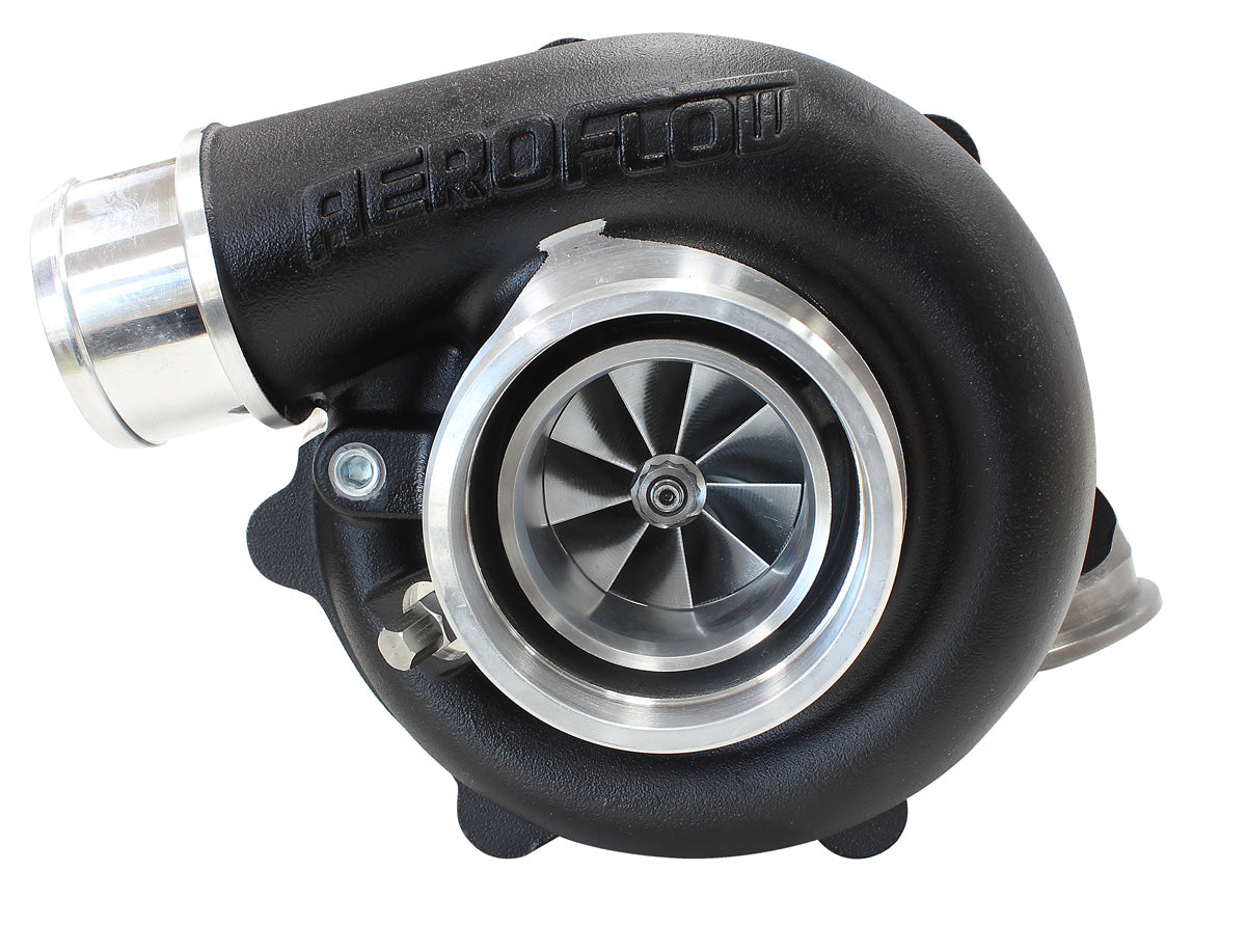 BOOSTED 4849 .72 Reverse Rotation Turbocharger 550HP, Hi Temp Black Finish
External Wastegate, V-Band Inlet & Exhaust Flanges